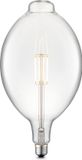 Home Sweet Home Edison Vintage E27 LED filament lichtbron Carbon - Helder - G180 Ovaal - Retro LED lamp - Dimbaar - 4W 440lm 3000K