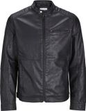 JACK&JONES JJEDYLAN PU BIKER JACKET NOOS Homme Biker - Taille M
