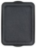 Zenker Bakplaat rechthoek 35 x 26 cm Siliconen glasvezel Zwart|Grijs