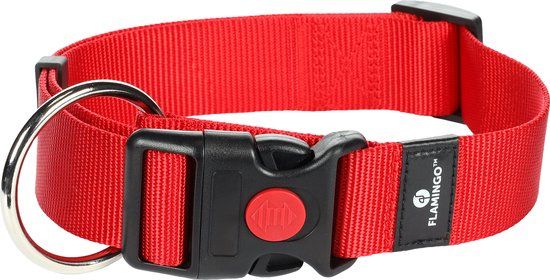 Flamingo Pet Products Flamingo Ziggi Halsband - Rood - XL - 55-75cm - 40mm