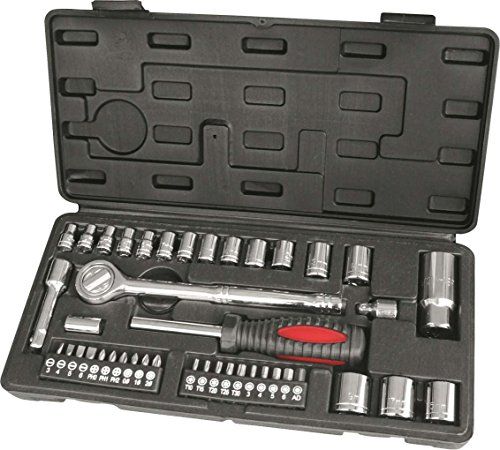 Hilka 43-Piece Socket Set - 3/8" & 1/4" Drive - Metric