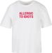 Miss Tee T-shirt - Allergic To Idiots Dames - 3XL - Blanc