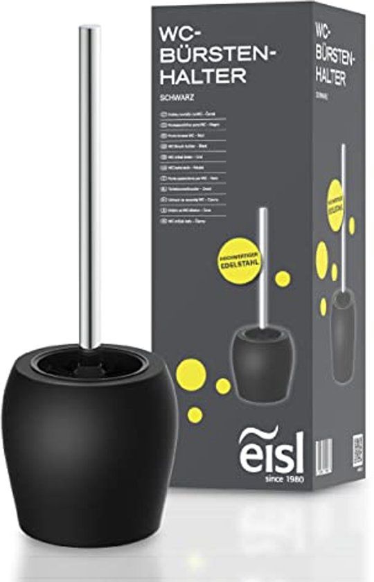 Eisl Toiletborstelhouder - Zwart