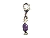 INNSPIRO Mooie bedels hanger van metaal, karamel, violet, met karabijnhaak, 5 x 17 mm, 25 stuks, 11x15mm., Metaal, Geen edelsteen