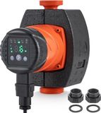 Pompe de circulation d'eau chaude à économie d'énergie - Pompe de chauffage à haut rendement avec moteur à aimant permanent ECM - 220V, 60W, maximum 67 litres par minute - hauteur de refoulement maximale : 8 mètres.