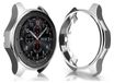 DrPhone AC4 - TPU Case - Bescherm Cover - Geschikt voor Galaxy Watch 4 42mm Classic - Soft Shell - Flexible - Zilver