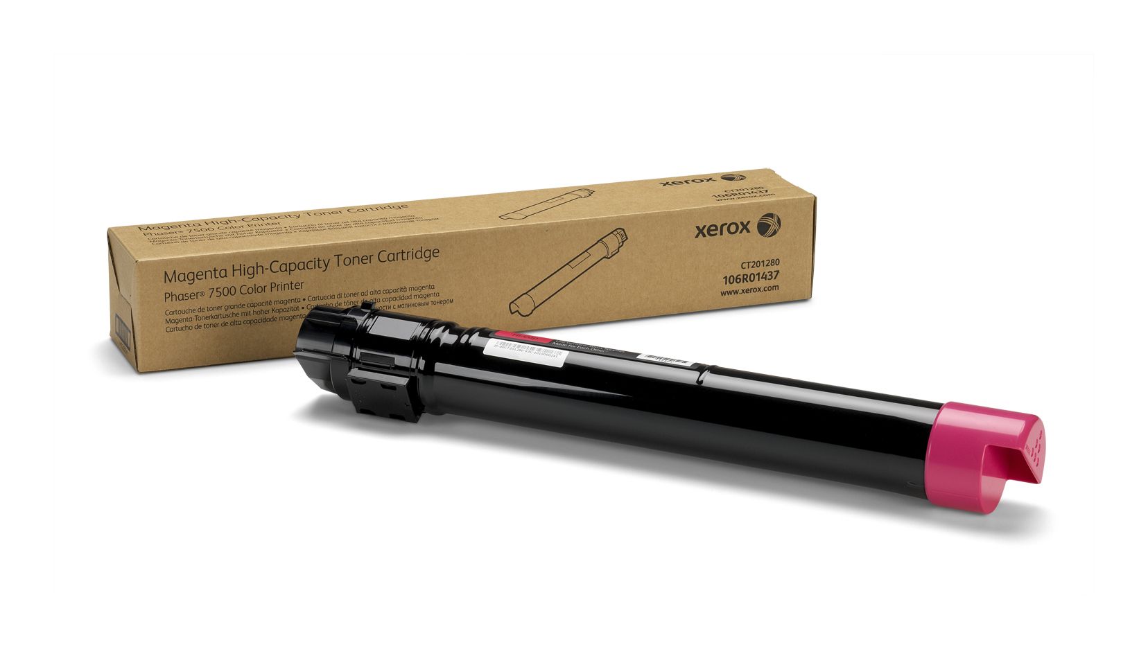 Xerox Phaser 7500 Magenta Toner Cartridge - High Capacity (17,800 Pages)