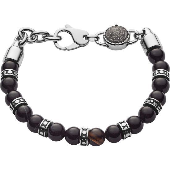 Diesel Beads DX1163040 Herenarmband - Zwart - 19,5 cm