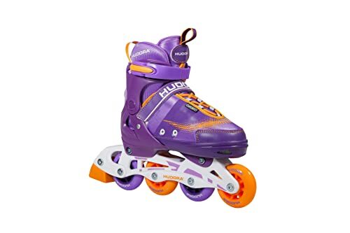 Hudora Kinderen Inliner Mia - Maat 33 - 36, Purple - Inline skates - 28134