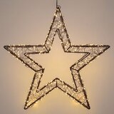 PerfectLED Kerstster met verlichting | 38 cm | Zwart