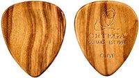 ORTEGA olijfhouten picks OGPW-OV2 - gebogen/verpakking van 2