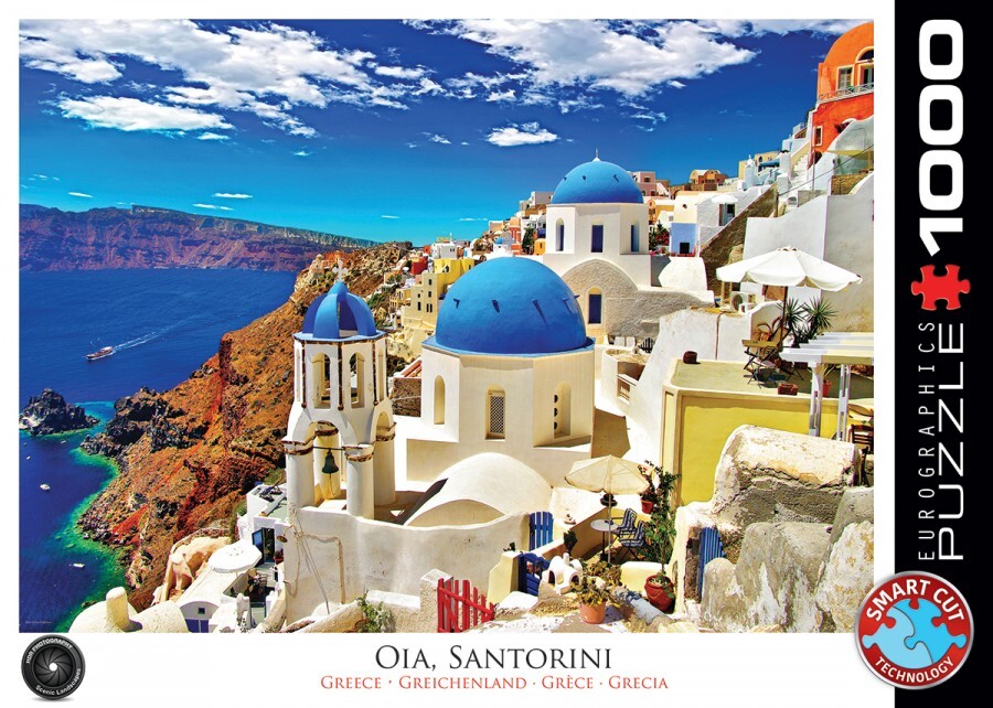 Eurographics Oia Santorini Greece Puzzel (1000 stukjes)