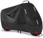 300D Waterdichte Motorhoes Buiten, Motorfietshoezen Regen UV Stofbescherming met 5 Reflecterende Strips en 2 Slotgaten, 1 Handgreep en 1 Opbergtas voor Motor Scooter Bromfiets (4XL: 290x95x140 cm)