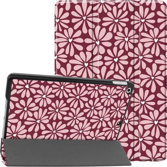imoshion Tablet Hoes - Geschikt voor Apple iPad 9/8/7 10.2 inch (9e generatie 2021 / 8e generatie 2020 / 7e generatie 2019) - Design Trifold Bookcase