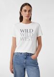 Comma T-shirt Wit Maat 40