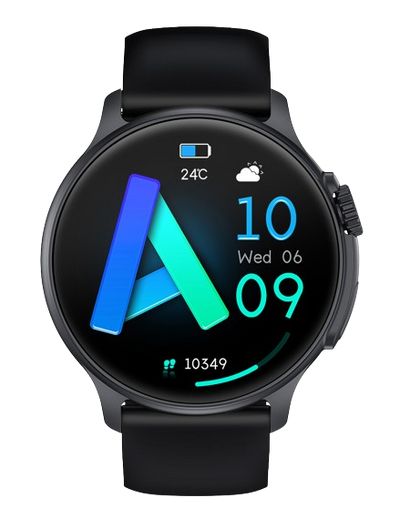 Emporia WATCHjoy Smartwatch - 1.43" AMOLED Display - Black