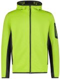 CMP Hooded fleece Unlimitech Mannen Geel Zwart XXXL