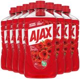 Ajax Fête des Fleurs Rode Bloem Allesreiniger - 8 x 1L