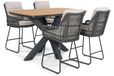 Lifestyle Garden Furniture Lifestyle Lifestyle Vicente/Noelle 180x100 cm barset 5-delig