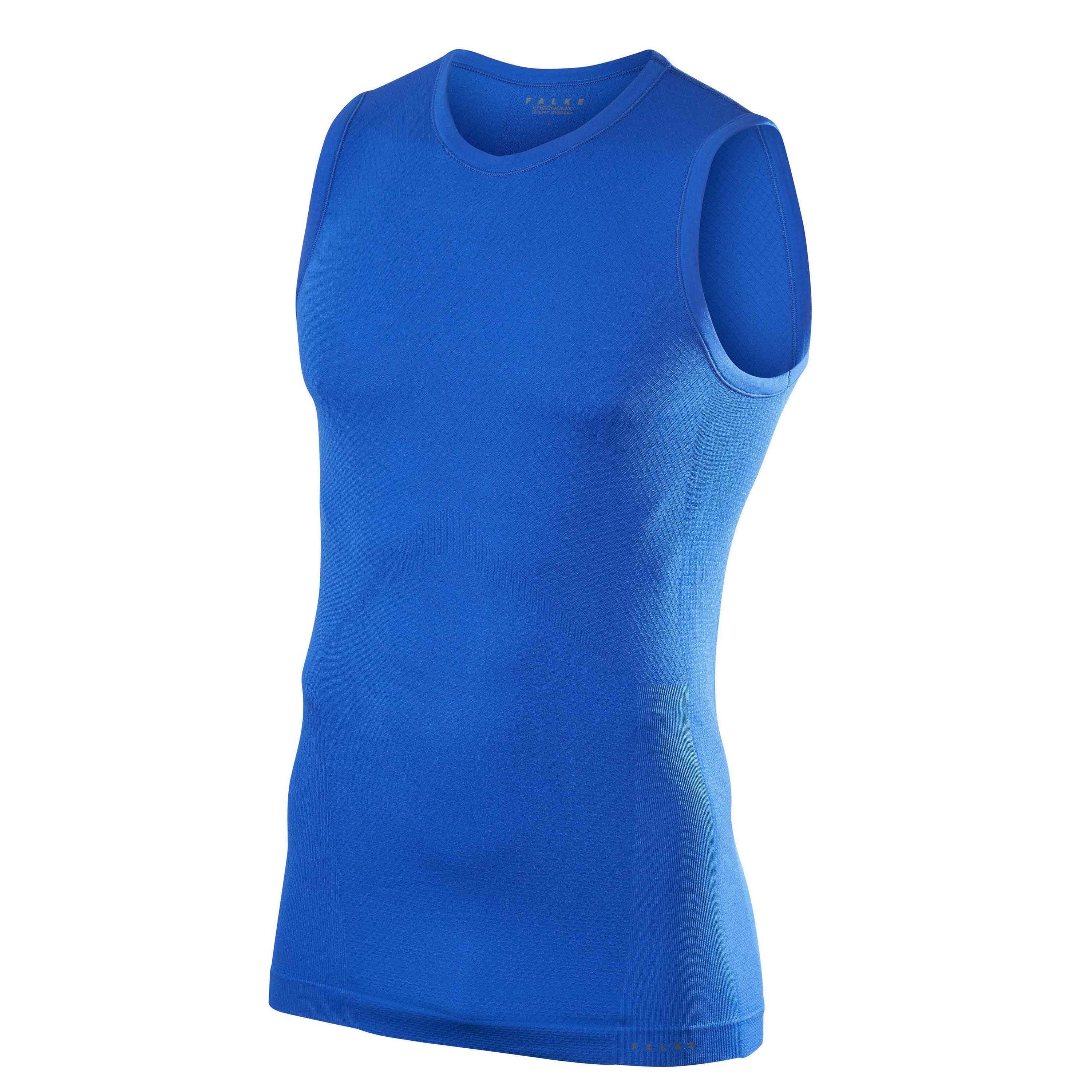 Falke Cool Comfort Fit Singlet Heren Blauw Maat XL