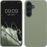 kwmobile telefoonhoesje geschikt voor Samsung Galaxy S26 FE - Hoesje met siliconen coating - Smartphone case in grijsgroen