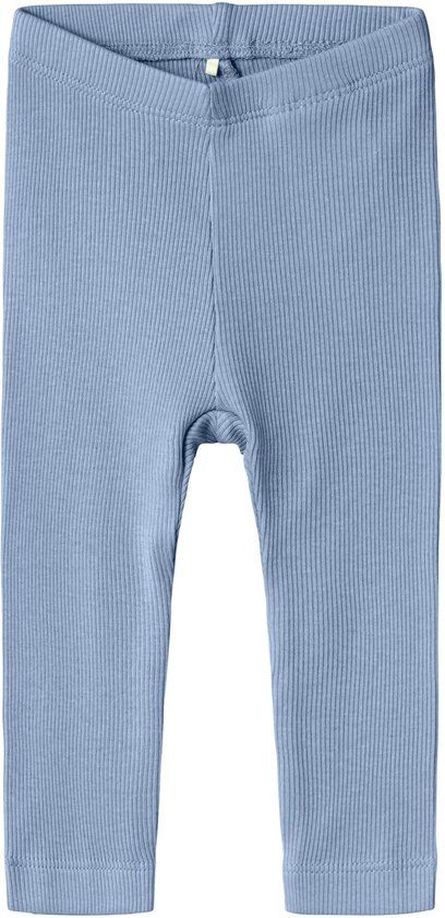 NAME IT - NBNKAB LEGGING NOOS - Baby - Leggings - Blue Fog - Unisex - Katoen/Modal/Elastaan - Maat 110