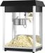 HENDI Popcornmachine – Zwart – Gehard Glas – 150 g per cyclus – Verlichte Binnenkant – Kruimellade