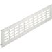 Häfele H3623 Grille de ventilation carrée en acier inoxydable, grille de radiateur en aluminium, 400 x 100 mm
