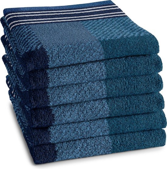 DDDDD Feller - Keukendoek - Blue - 6 stuks