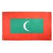 AZ FLAG Maldivische vlag 150 x 90 cm met 4 ogen, Maldivische paviljoen voor balkon of muur