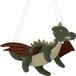 Bloomingville mobile bébé dragon Melvin vert coton biologique