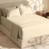 Hearth & Harbor Extra diepe omslag - Twin XL - crème