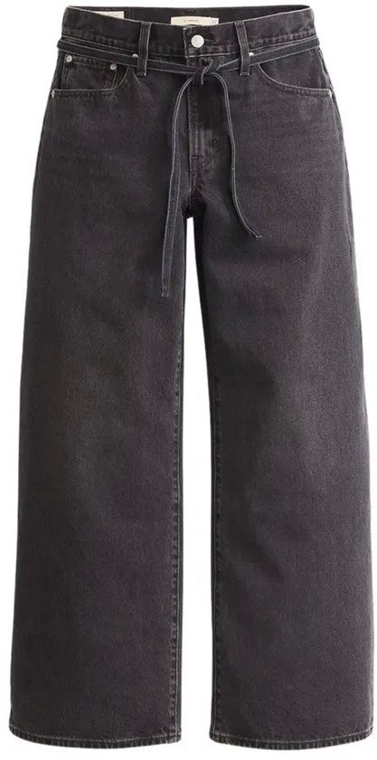 Levi's Damesjeans XL Straight Zwart Katoen