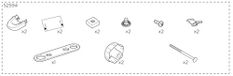 THULE Assy.Bag 4th-Bike Adapt VC adapter, Sport, meerkleurig (meerkleurig), effen