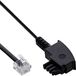 InLine 18620 telefoonkabel 20 m Zwart