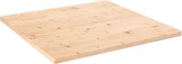 vidaXL Tafelblad vierkant 90x90x2,5 cm massief grenenhout