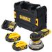 DeWalt DCW211P2-QW 18V XR BL Ponceuse orbitale 125mm | 2x 5.0Ah 18V XR batteries + charger - DCW211P2-QW