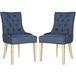Safavieh eettafelstoel 55 x 60 x 92.45 cm blauw