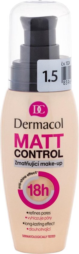 Dermacol - Matt Control 18h - mattifying make-up 30 ml odst&#237;n č. 1.5 -