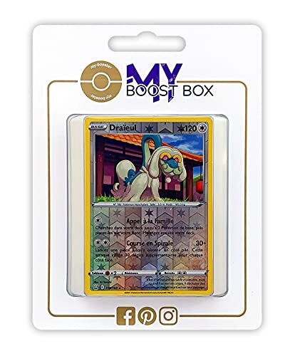 my-booster Draïeul (Drampa) 119/163 Holo Reverse - Myboost X Epée et Bouclier 5 Styles de Combat - Doos met 10 Franse Pokemon kaarten