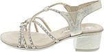 Rieker 64970 Damessandalen met riempjes, Beige, 40 EU