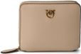 PINKO Taylor Zip Around Wallet Beige - Smoke Grey - Antique Gold