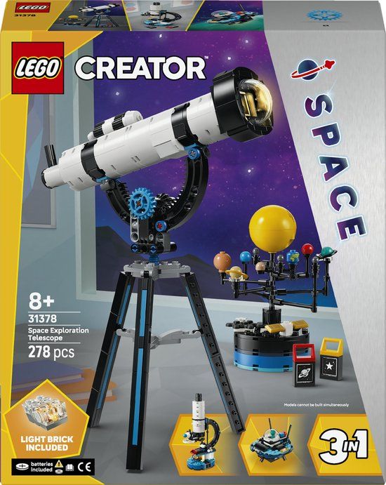 LEGO Creator 3-in-1 31378 - Telescoop voor ruimteverkenning
