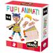 HEADU - Nieuwe animatiepoppen - creëren, aankleden en verkleden | Creatieve spellen 5 6 7 8 jaar, creatieve activiteiten voor kinderen, handwerk, poppenspel, cadeau-idee voor verjaardag, Made in Italy