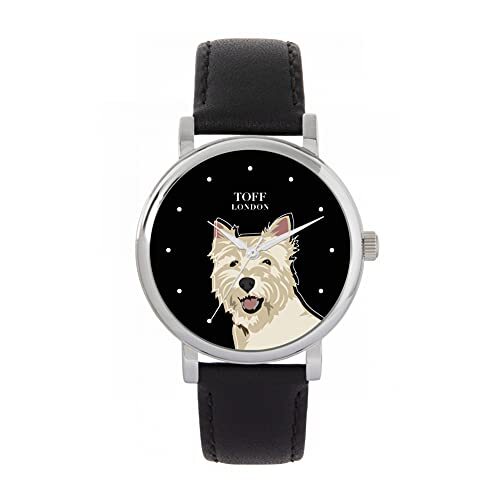 Toff London West Highland Terrier Hoofd Hondenhorloge