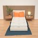 Matras voor eenpersoonsbed, afneembaar, van traagschuim, 80 x 190 cm, orthopedisch, anti-mijt, premium matras