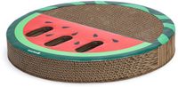 Beeztees Krabspeelgoed Melon - Kattenspeelgoed - Krabkarton - Krabpaal - 45x45x6 cm