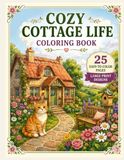 Cozy Cottage Life Coloring Book