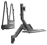 Merkloos Monitorbeugel - Wandbeugel monitor - 17 tot 32 inch - Tot 9 kg - Vesa 75x75 en 100x100