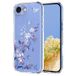 Violete Coque iPhone 16e/17e en TPU à motif floral
